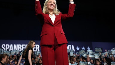 Abigail Spanberger celebrated her election as governor of Virginia