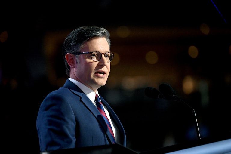 Mike Johnson speaking