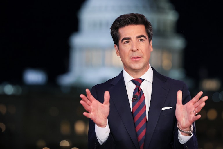 Fox News's Jesse Watters on set