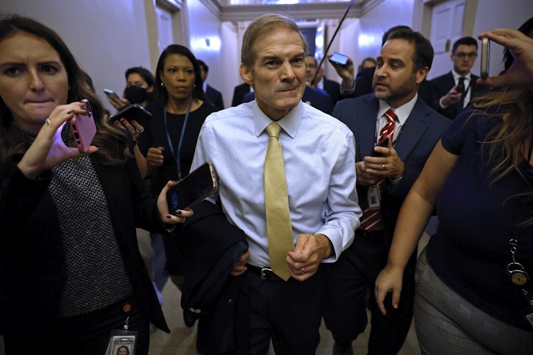 Rep. Jim Jordan after Thursday's meeting on Capitol Hill