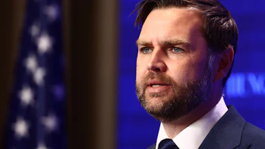 Vice President JD Vance speaks at an event in Budapest, Hungary