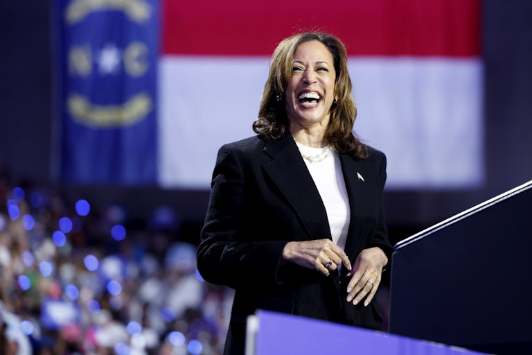 Kamala Harris laughs