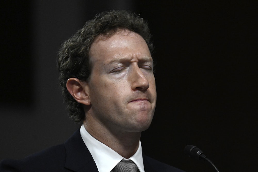 Meta CEO Mark Zuckerberg winces.