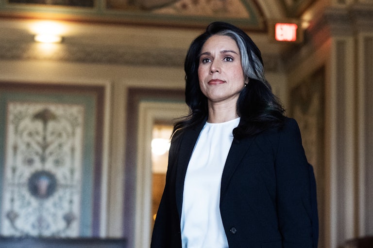 Director of National Intelligence Tulsi Gabbard walks in the Capitol
