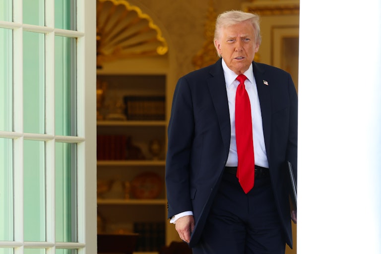 Donald Trump at the White House