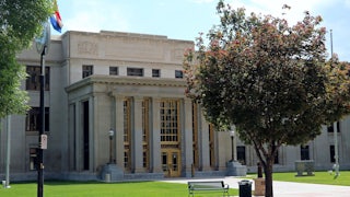 The Wyoming state Supreme Court building