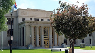The Wyoming state Supreme Court building