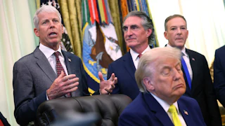 Donald Trump asleep in a meeting