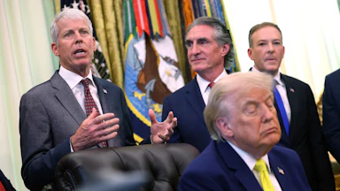 Donald Trump asleep in a meeting
