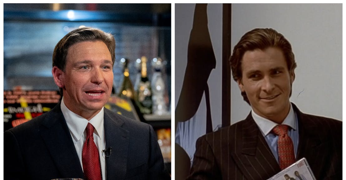 Ron DeSantis’s Ghoulish Embrace of American Psycho Patrick Bateman Ron DeSantis’s Ghoulish Embrace of American Psycho Patrick Bateman