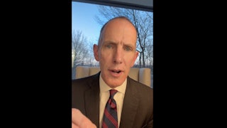 Chris Madel speaking to the camera