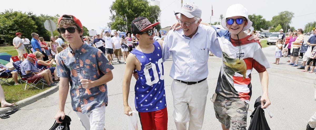 The Bernie Sanders Archive Is Bustling With Mysterious Young Men