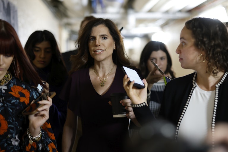 Nancy Mace speaks to reporters