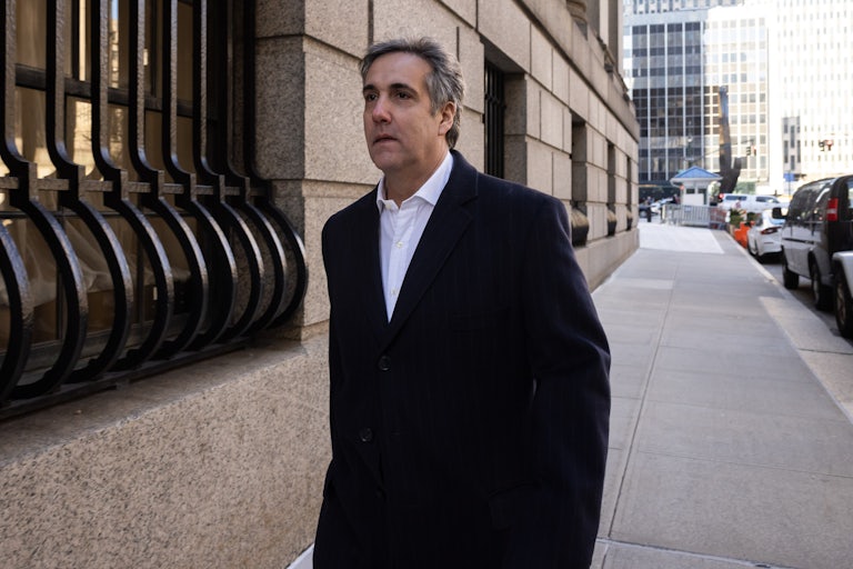 Michael Cohen walks