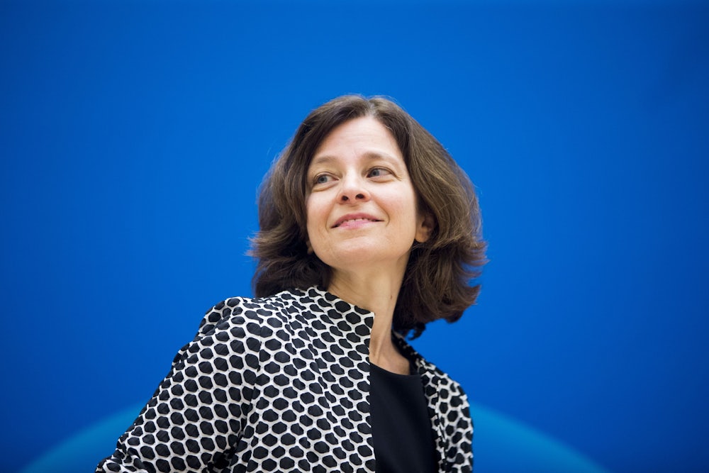 Sarah Bloom Raskin, then the deputy treasury secretary, at a meeting in Beijing