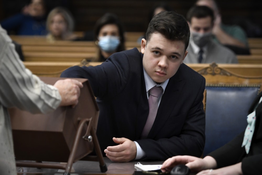 Kyle Rittenhouse on trial in Kenosha, Wisconsin.