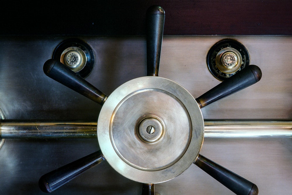 A bank vault