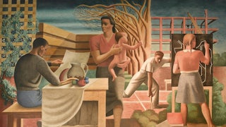 A mural by Seymour Fogel, “Security of the People” 1942