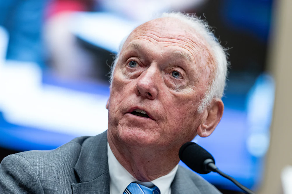 James Murphy, chairman of the National Labor Relations Board (NLRB), during an Education and Workforce Subcommittee on Health, Employment, Labor, and Pensions hearing in Washington, DC, US, on Thursday, June 4, 2026.