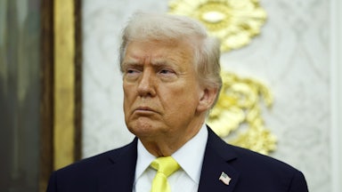 Trump looking perturbed