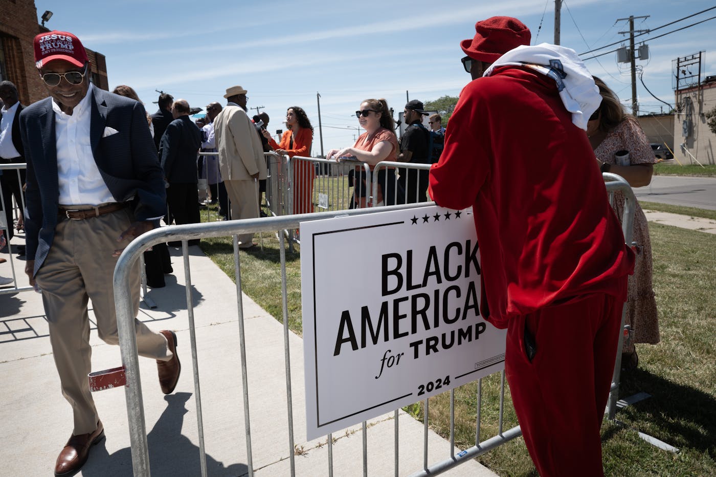 Trump event in Detroit 