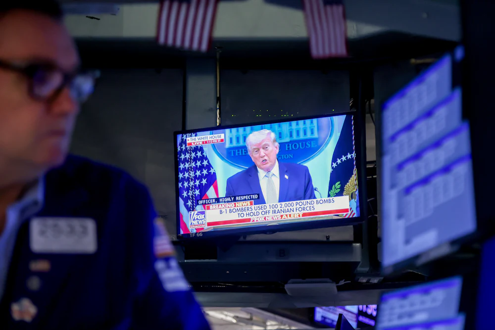 Trump on TV at NYSE