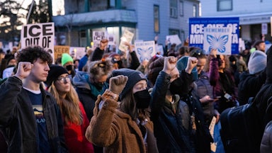 Minneapolis residents attended a vigil for Renee Good