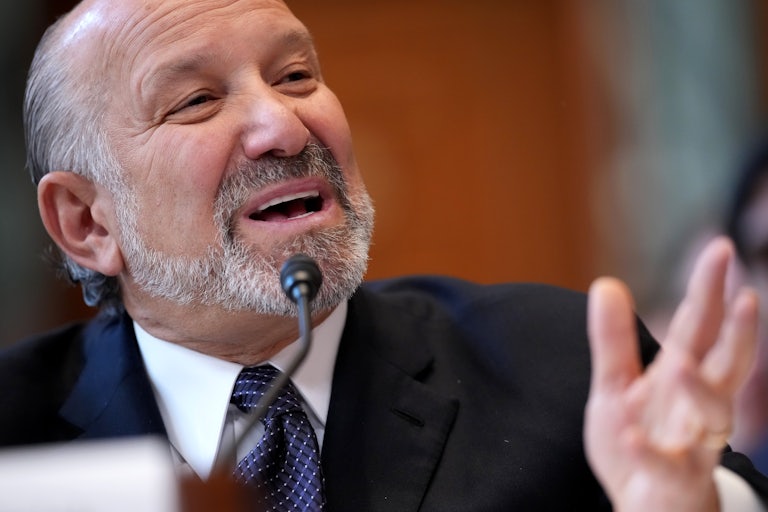 Commerce Secretary Howard Lutnick testifies in Congress.