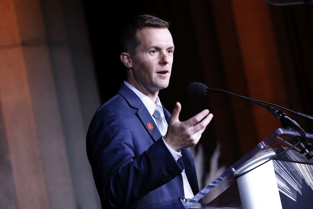 A close up of President Joe Biden's face.