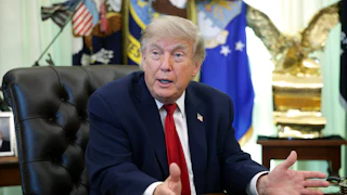 Donald Trump in the Oval Office of the White House