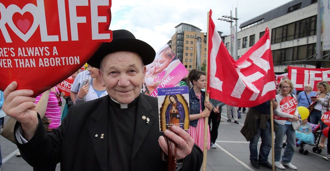 RÃ©sultat de recherche d'images pour "ireland against abortion catholic"