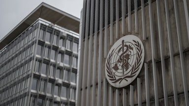 The World Health Organization headquarters in Geneva, Switzerland