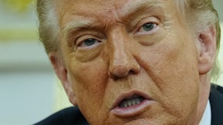 Donald Trump grimaces