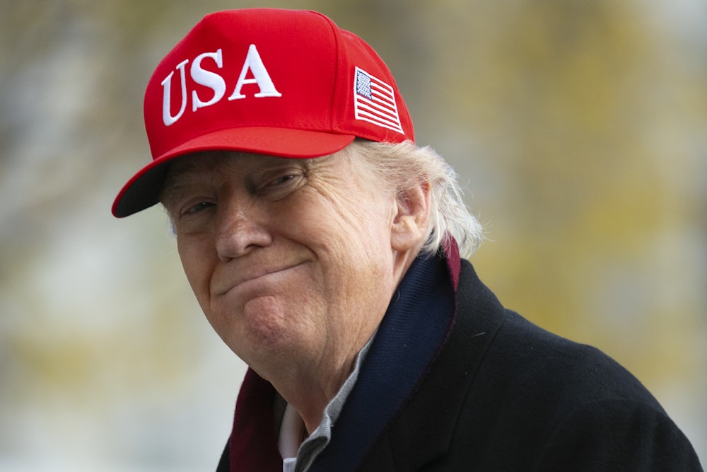 Trump in USA hat
