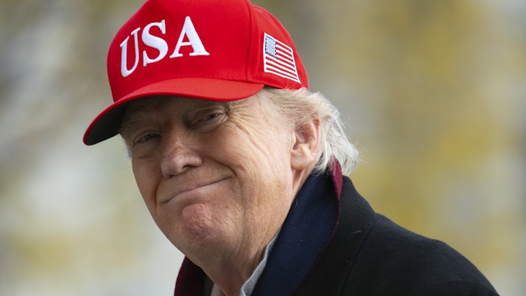 Trump in USA hat