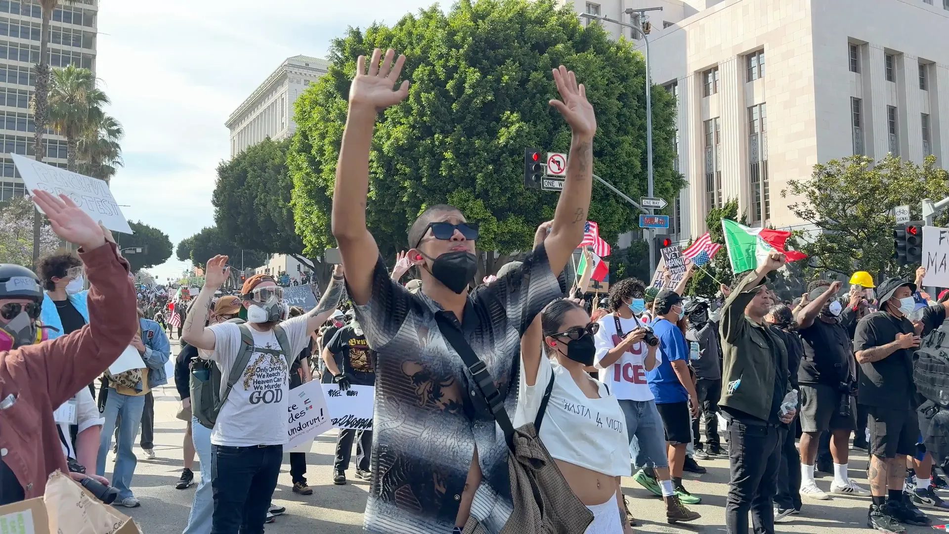 From Los Angeles to Libby, Montana: How Americans Protested King Trump