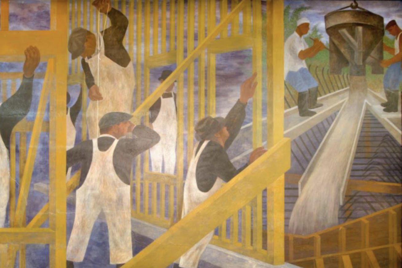 Ben Shahn Voices ＆ Visions Great Art Encounters - Ben Shahn murals, Washington D.C.