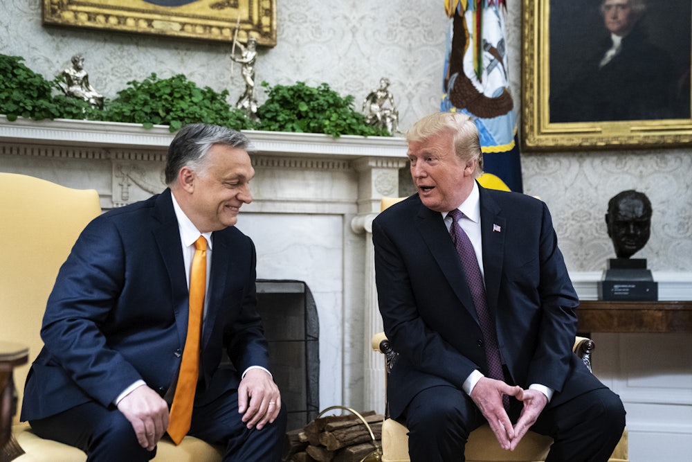 Trump meets with Hungarian Prime Minister Viktor Orbán