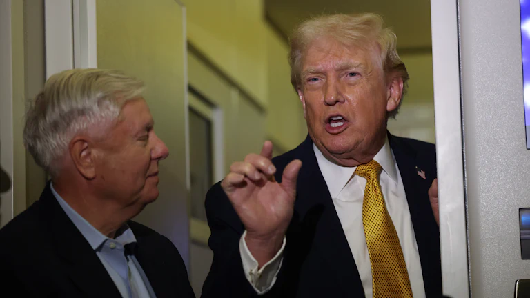 Trump on Air Force One
