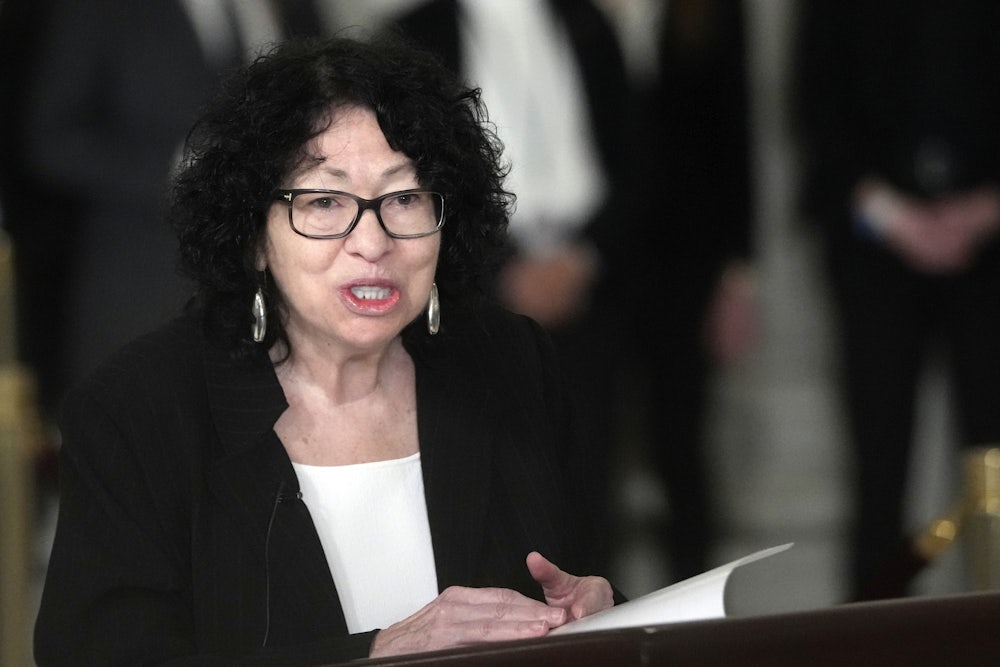 Justice Sonia Sotomayor speaks