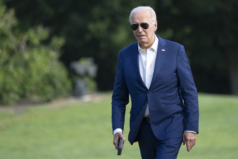 Joe Biden walks