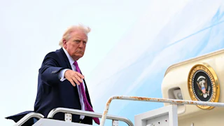 President Donald Trump board Air Force One.