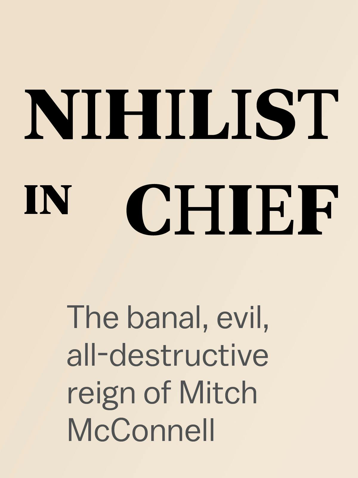 Nihilist in Chief | The New Republic