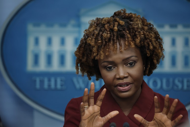White House Press Secretary Karine Jean-Pierre