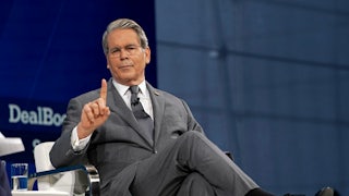 U.S. Treasury Secretary Scott Bessent speaks at a conference.