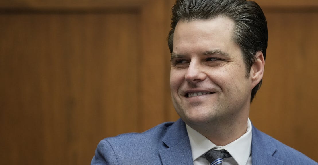 Matt Gaetz’s Brilliant Idea for the Debt Ceiling Crisis: Medicaid Work Requirements Matt Gaetz’s Brilliant Idea for the Debt Ceiling Crisis: Medicaid Work Requirements