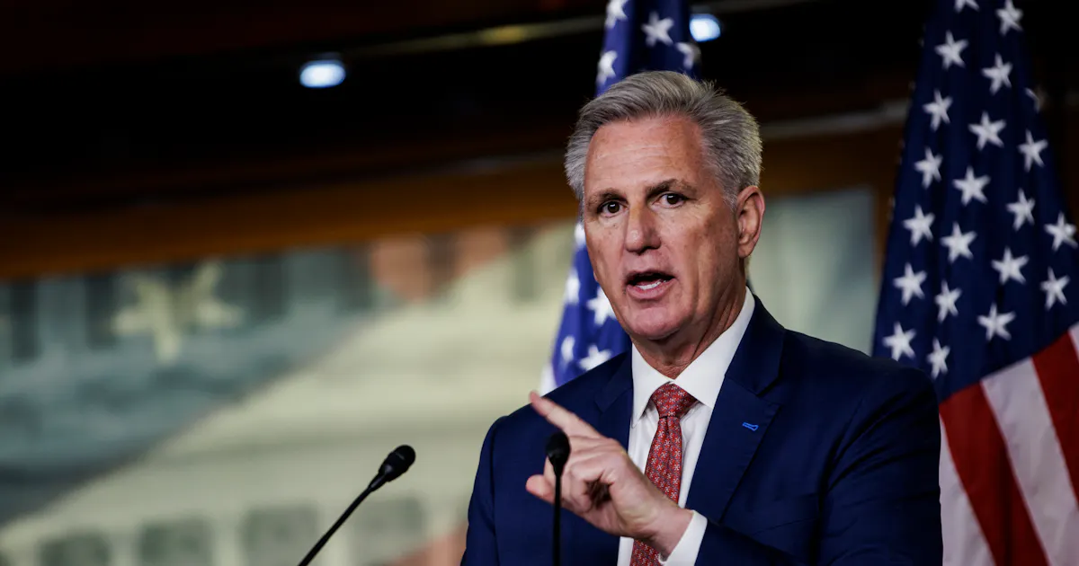 McCarthy Brazenly Defends RFK Jr. After Racist COVID Conspiracy Theory McCarthy Brazenly Defends RFK Jr. After Racist COVID Conspiracy Theory