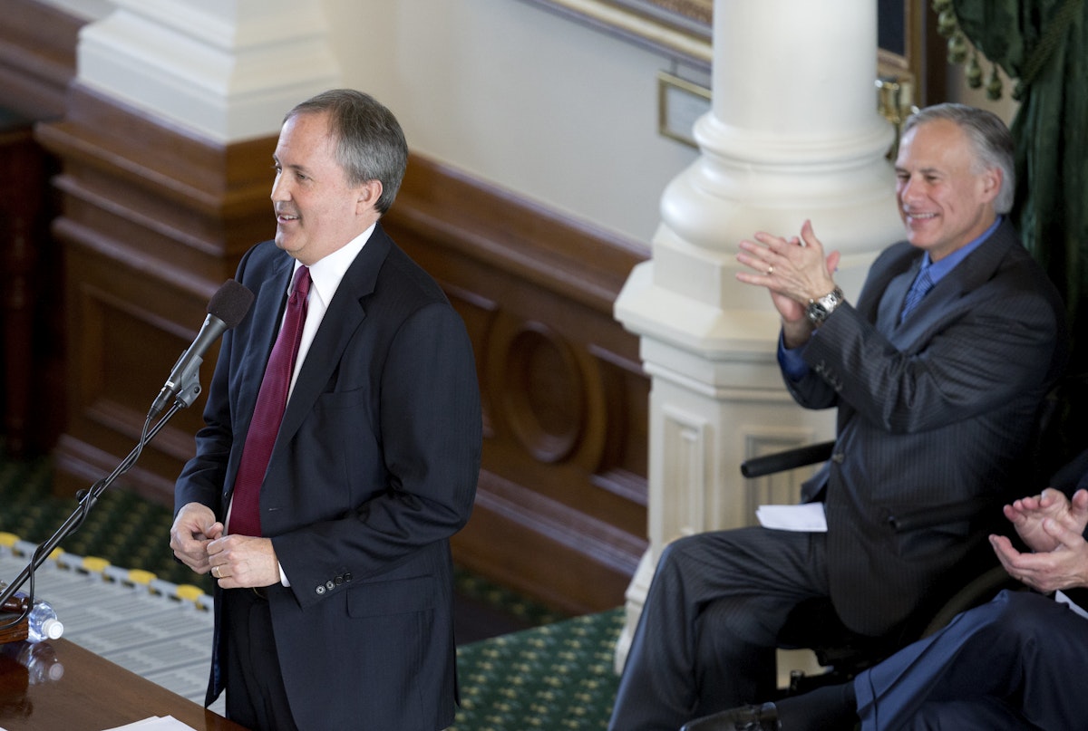 Greg Abbott and Ken Paxton Are Purging the Texas GOP